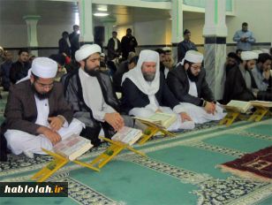 برگزاری مراسم شبی با قرآن در محله اسماعیل‌آباد مشهد